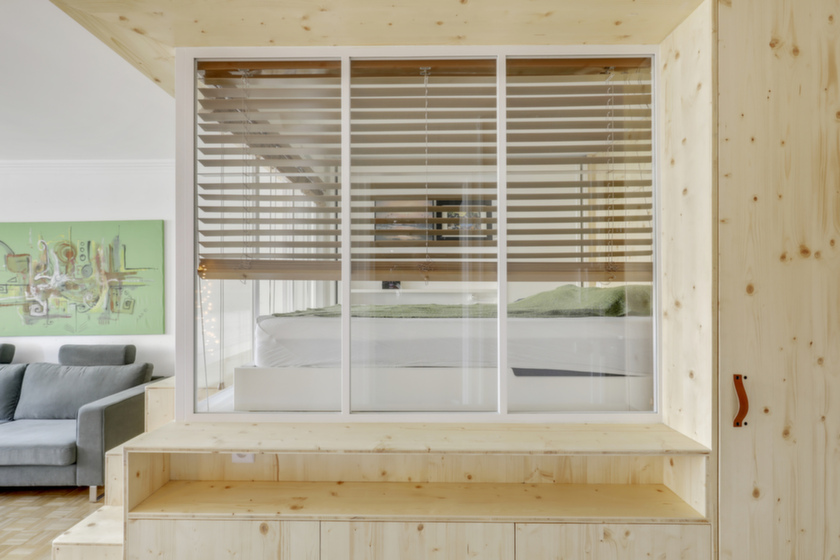 Samuel Crosnier architecte photo Bureau_lit d'appoint - Paris 13  